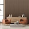 Ejoy Acoustic Slat Wood Wall Cladding Panel With Real Wood Skin Veneer, 94.5in x 24in x 0.8in ACPRW004-SennaSiamea - alternate 4